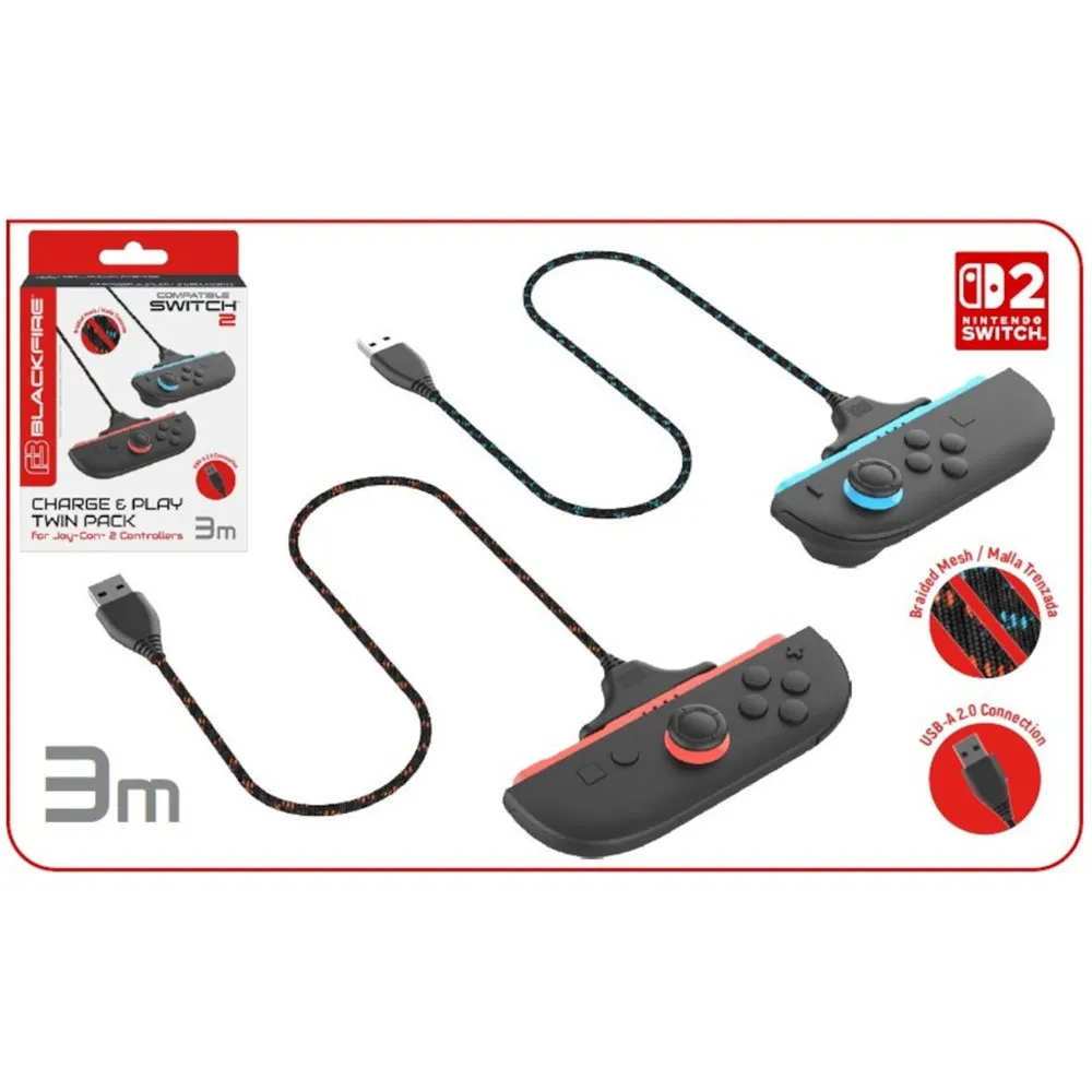 Blackfire Twin Pack for Switch 2 Joy Cons Blackfire Twin Pack for Switch 2 Joy Cons